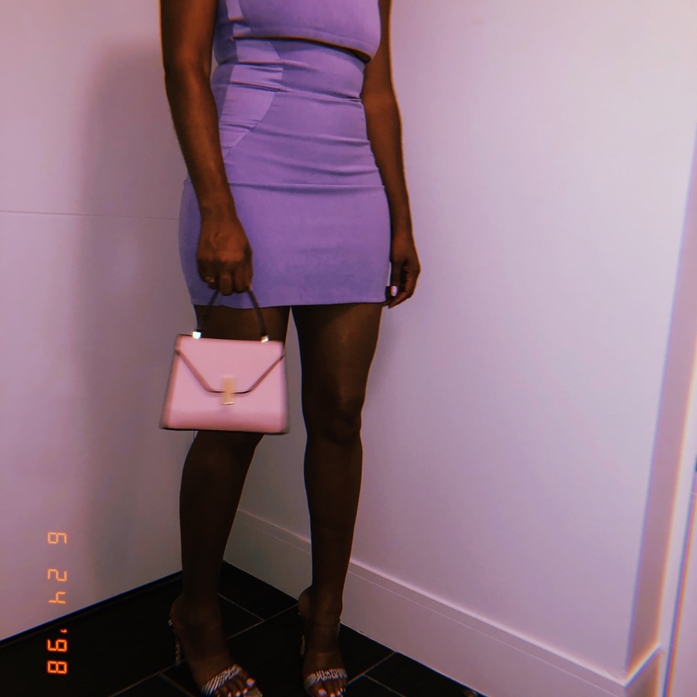 The K Label Darla Mini Purple Dress Small